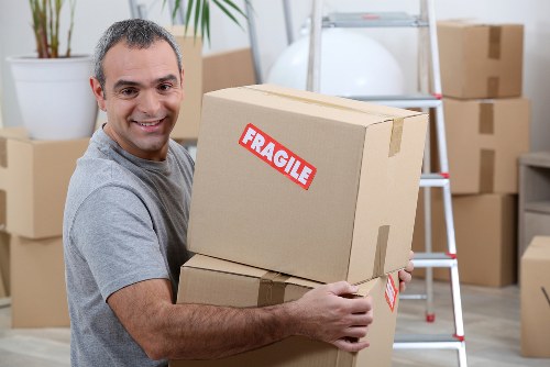 Commercial moving team planning a Ruislip business relocation