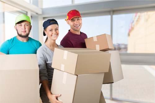 Same-day removals team loading household items in Ruislip