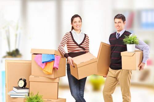 Organised storage units in Ruislip for furniture and boxes