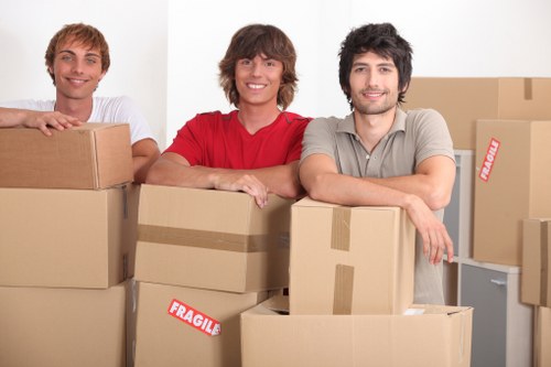 Furniture removals service in Ruislip preparing items for secure relocation
