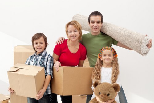 IT equipment and office furniture prepared for relocation