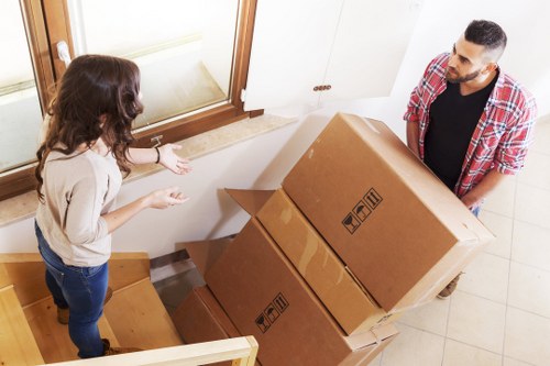 Low-carbon moving van used for an eco-friendly removal in Ruislip