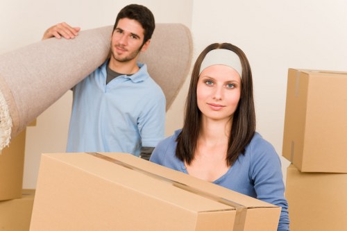 Packed boxes and moving supplies for removal services in Ruislip