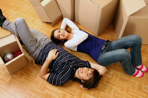 Customer confirming a removal van booking details