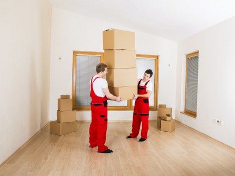 Checklist and packing supplies prepared for moving day